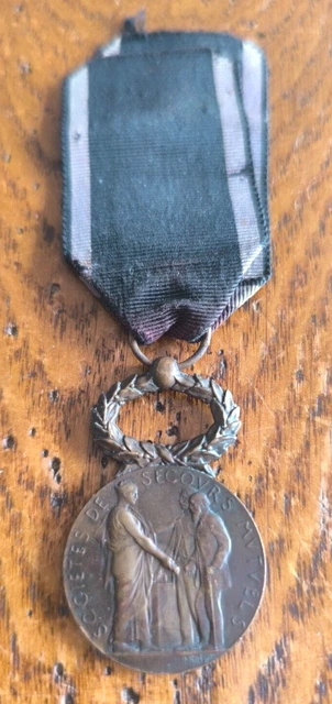 ASSURANCES Médaille, Mutualité, Union départementale des sociétés de secours mutuels fme_944687