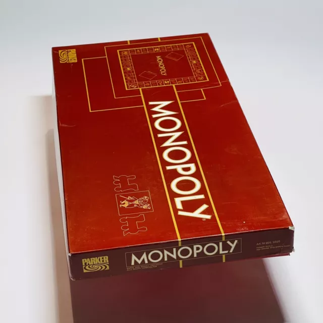 Monopoly DM Version Luxusausgabe Parker 1961 Gesellschaftsspiel Top Zustand! 3