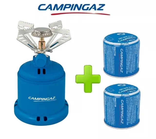 Fornello Fornellino Gas Camping Stove 206 S 1230 W Campingaz + 2 Cartucce C206