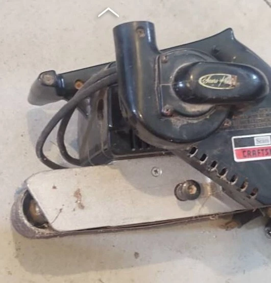 VINTAGE CRAFTSMAN BELT Sander with Dust Pickup, and Spare Belts 315