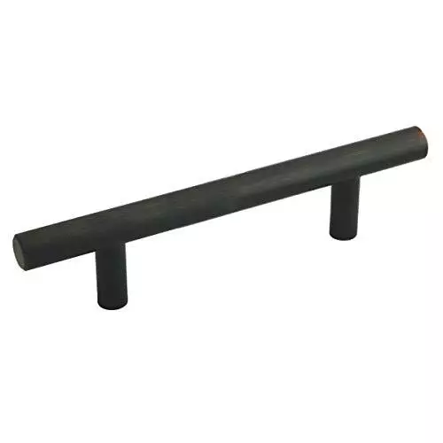 Cosmas 305-96ORB Oil Rubbed Bronze Cabinet Hardware Euro Style Bar Handle Pull
