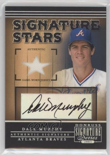 2005 Donruss Signature Series Signature Stars Jersey Dale Murphy #SS-15 Auto