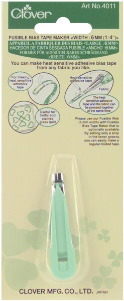 Clover Fusible Bias Tape Maker-1/4" -4011C