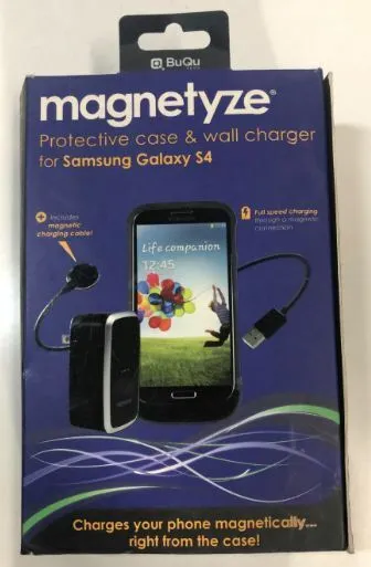 Magnetyze Étui Protection & Mural Chargeur pour Samsung Galaxy S4 MG-KCS42BL