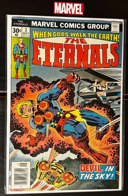 Eternals #3 (September 1976) Marvel Comics, 1st App. Sersi & 1st Ikaris Cover!