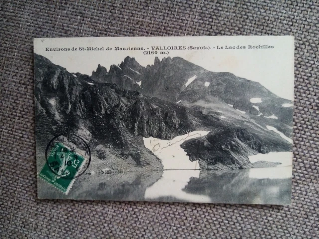 Cpa St Michel De Maurienne Valloires Le Lac Des Rochilles