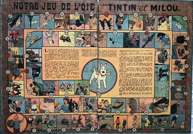 ANCIEN JEU TINTIN ET MILOU vers la lune EUR 45,00 - PicClick FR