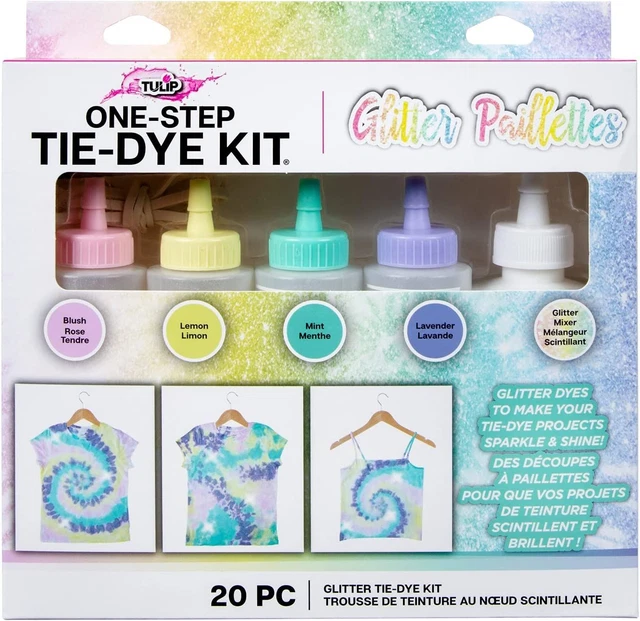 Kit de tinte de tulipán de un solo paso técnicas fáciles para diseños brillantes en brillo