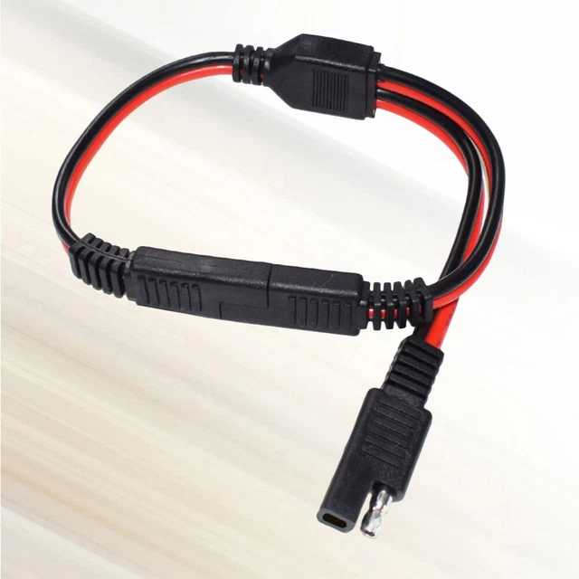 Connecteurs SAE étanches Linkstyle - 2 Pièces - 12 AWG - Pour Panneaux Solaires Et Batteries - Avec Vis