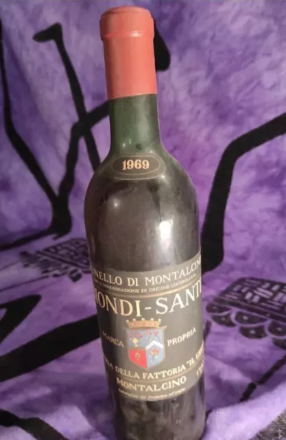 BRUNELLO DI MONTALCINO BIONDI SANTI RISERVA 1969 CL 75 top wine xx secolo rarità