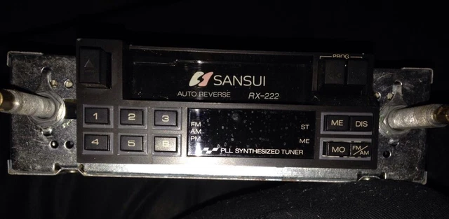 Ancien lecteur cassette stéréo voiture Hitachi CS-430 Japon + vidéo