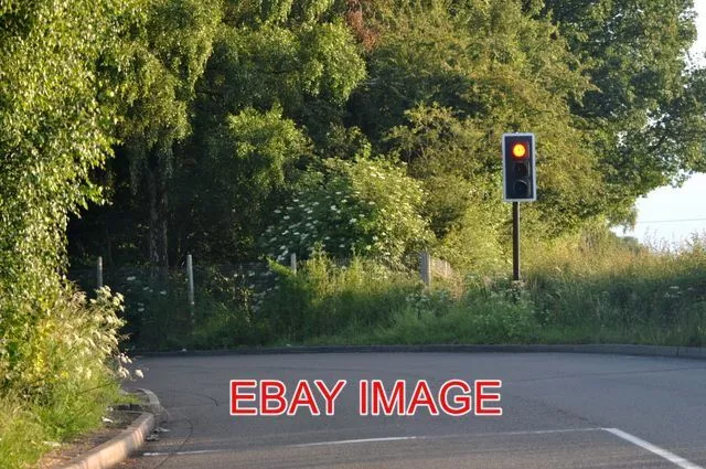 Photo  Wood End Traffic Lights At Railway Bridge The Traffic Lights Control Sing