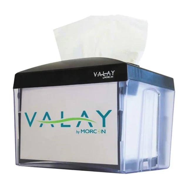 Morcon Paper Valay Nap Interfolded Napkin Dispenser 6.14 x 8 x 6 1/2 Black NT111