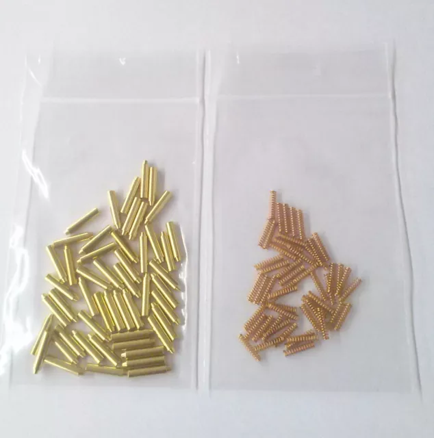 50 EA SCHLAGE CAP RETAINING PINS And 50 CAP SPRINGS FOR A, B, AL& D Series locks