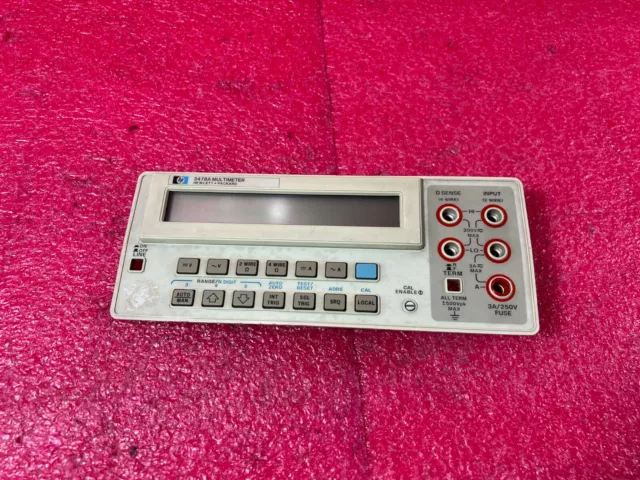 HP 3478A DIGITAL MULTIMETER ''Screen only'' 03478-66512 5061-5212 REV A