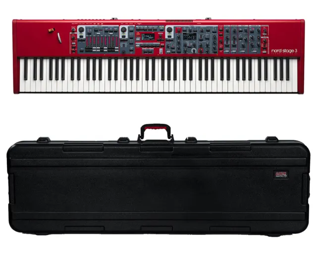 Nord Stage 3 88 88-Key Fully Weighted Keyboard + Gator Cases TSA Case