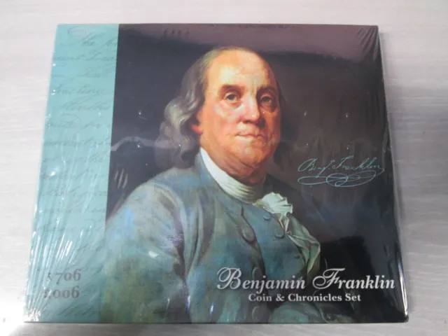 2006 Benjamin Franklin Coin & Chronicles Commemorative Set _ Unopened Sealed