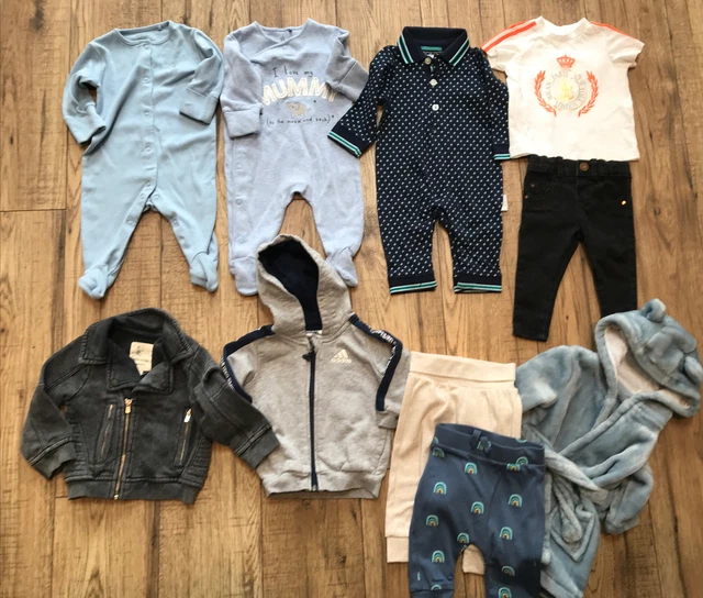 baby boys clothes 0-3 months next river island adidas Lola maverick HM Etc