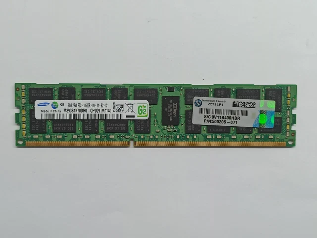 M393B1K70DH0-CH9 - Samsung 1x 8GB DDR3-1333 RDIMM PC3-10600R