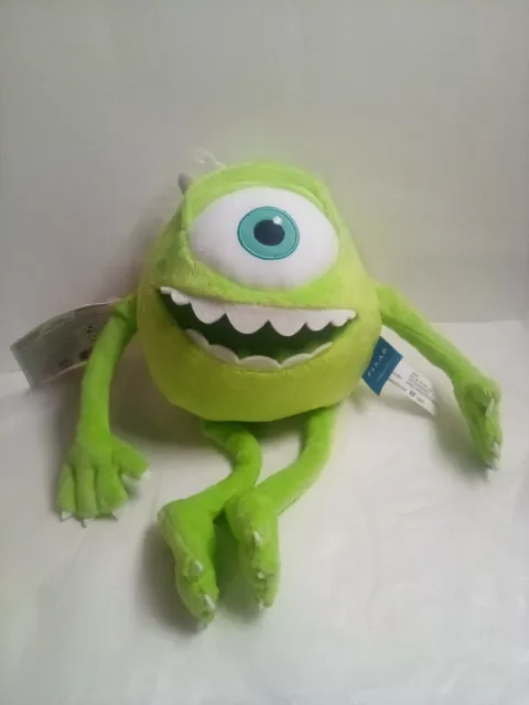 Disney Pixar Monsters Inc University 11" Plush Green Mike Wazowski New