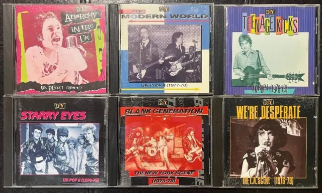 DIY Series CD lot (Rhino), Punk and Power Pop, total of 6 CDs
