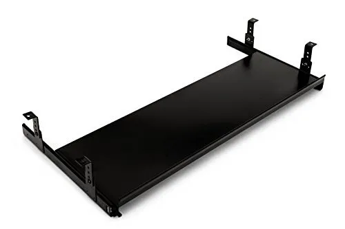 Oversized Keyboard Platform/Mouse Tray, 30w X 10d, Black