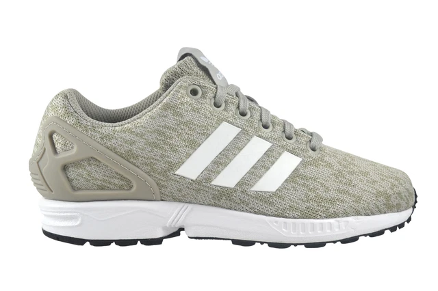Adidas ZX Flux sesame white black Torsion Schuhe Sneaker grau BY9424