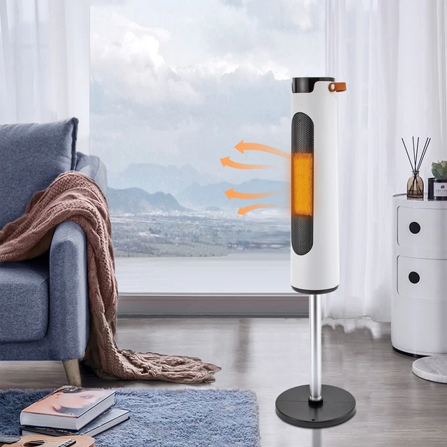 Keramik Heizlüfter 2000W Heizstrahler Schnellheizer Elektro Heizung Turm Weiß DE