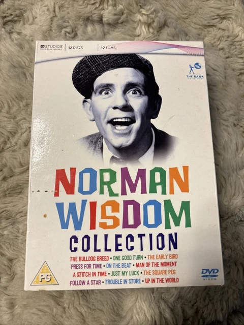 NORMAN WISDOM COLLECTION - 12 Films 12 Discs. Region UK DVD