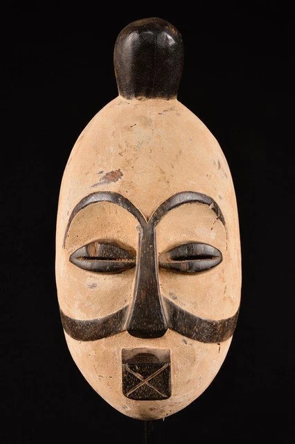 20910 African Old Salampusu Mask / Mask Dr Congo