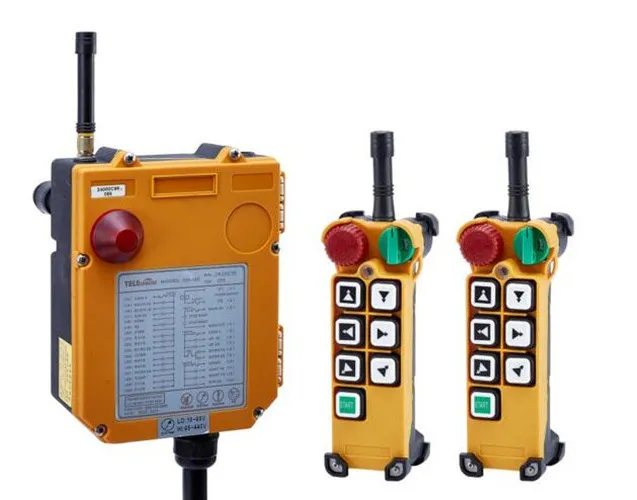 6 Channels F24-6D 18V-65V 2T+1R Overhead Hoist Crane Wireless remote Control
