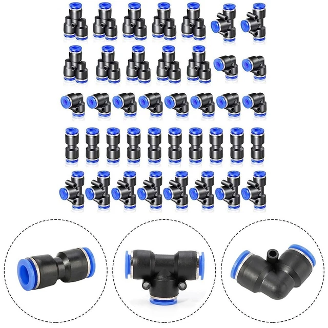 40mm Inner Dia-1Pc -Raccord Rapide En Plastique PE, 20 ~ 63mm, Raccord Direct De Tuyau D'eau De