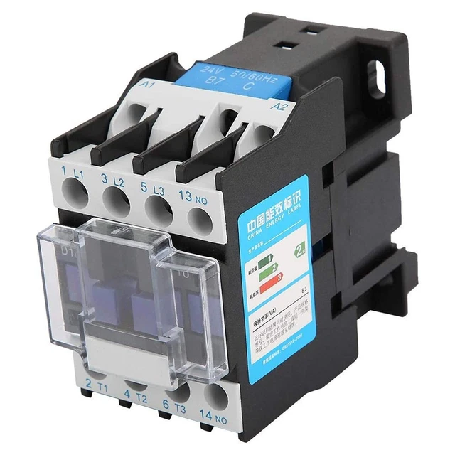 50Hz AC Contacteur Pièce de Rechange 24V AC 32 Amp CJX2-1810 Pièces Phase 3-Pole
