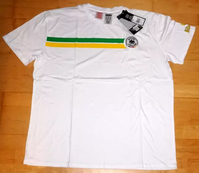 Bitburger Bier T-Shirt  XL DFB Fussball Weiß Grün Bier Sommer Neu