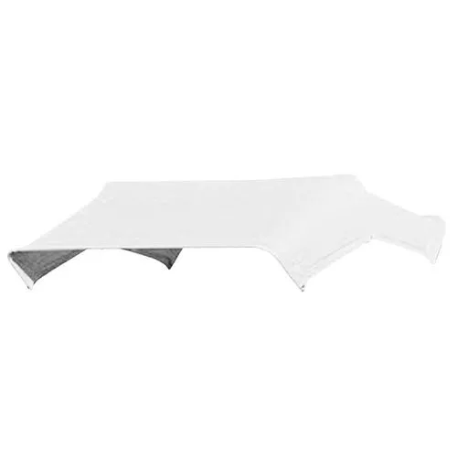 3-Bow Tractor Canopy Replacement Cover 40" 10 oz. Duck Canvas - White