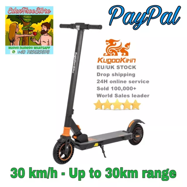 🛴PATINETE ELÉCTRICO KUKIRIN S1 PRO PARA ADULTOS POTENTE MOTOR 350W 7.5Ah