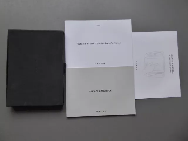 Genuine Volvo Xc90 2023-2024 Handbook Owners Manual Blank Service Book (2023)