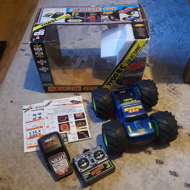 TYCO R/C REBOUND 4x4 - Retro Radio Controlled Car Buggy vintage working ...