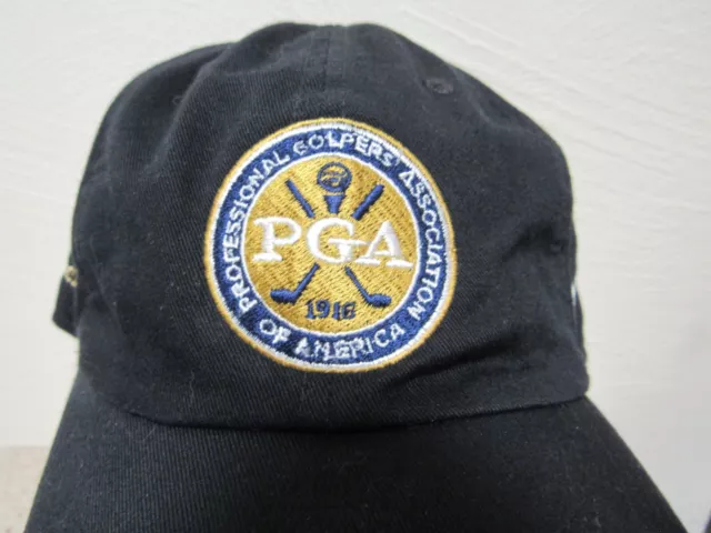JIM BEAM BLACK PGA of AMERICA NIKE GOLF BLACK CLOTH CAP ONE SIZE ...