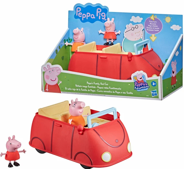 PEPPA PIG PEPPA'S Big Red Car with Sounds and Theme Music Brand New £14