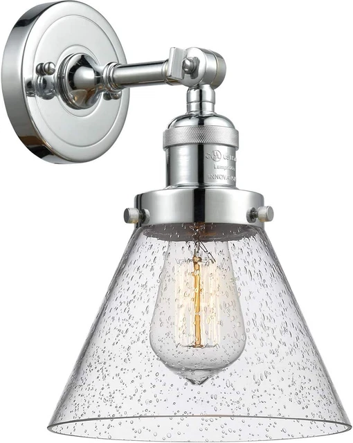 Innovations INNO203-PC-G44-LED LED Wall Sconce, Chrome