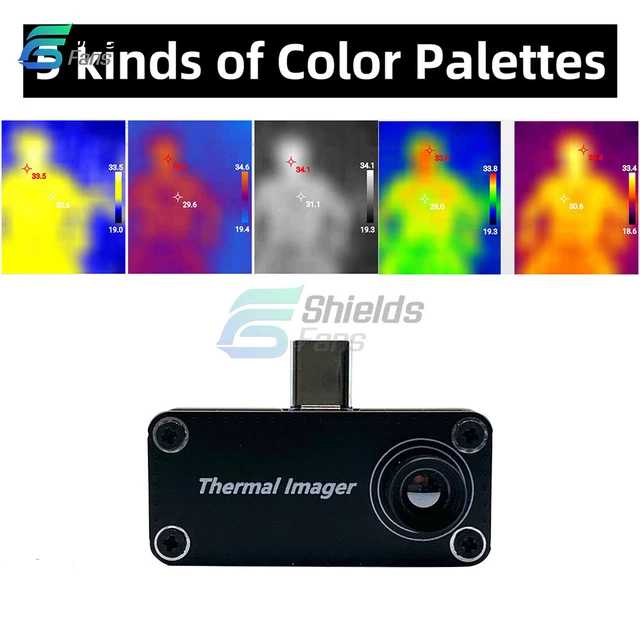 INFRARED THERMAL IMAGING Camera IR Imager USB TypeC for Android Mobile
