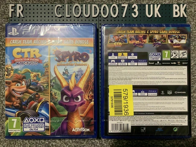 Spyro Crash Team Racing Ps4 Bundle CRASH TEAM RACING Nitro Fueled
