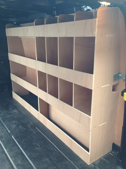 2025 ONWARDS VW Transporter T7 L2 LWB Van Shelving Racking Plywood ...