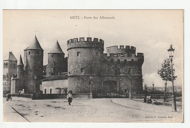 METZ  - Moselle - CPA 57 - Les portes - Porte des Allemands vue N° 5