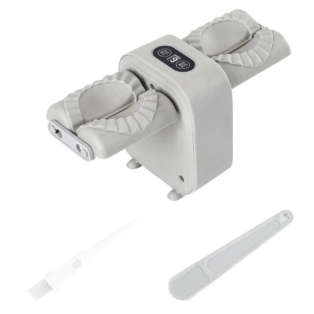 Machine à Raviolis électrique, Moule Automatique Avec Cuillère, Brosse, Coupe-boulette, 3 Modes De Fabrication De Boulettes Domestiques, Facile Et Rapide, Rechargeable Par USB (vert