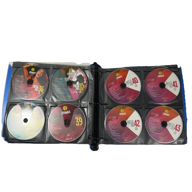 OVER 100 PC Lot ZUMBA Fitness Cd / DVD Discs Zin / Mega Mix