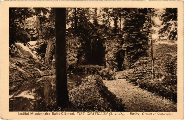 CPA Viry-Chatillon Riviere Grottes et Souterrains FRANCE (1371309)