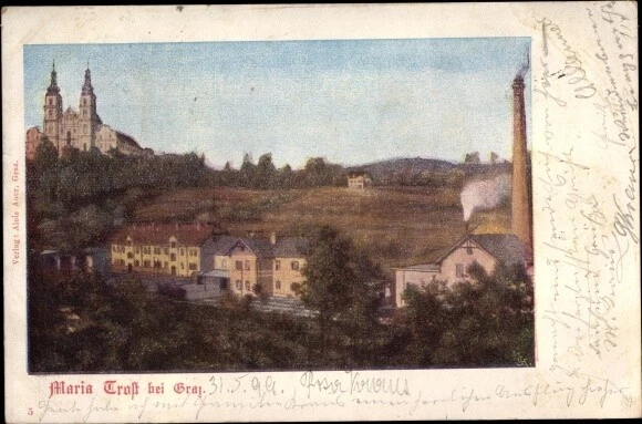 Ak Mariatrost Graz Steiermark, Panorama - 2540015