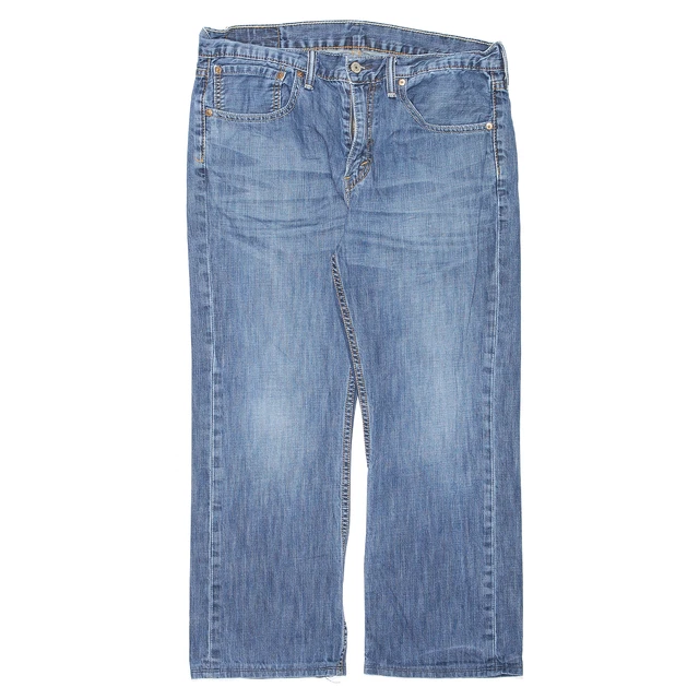 Jeans LEVI'S 527 da uomo blu denim regolari bootcut W34 L25